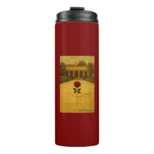 Rose Through the Crack: Back of the White House Thermal Tumbler