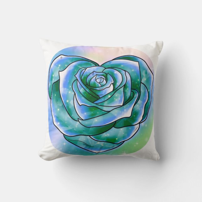 Rose Throw Pillow (Front)