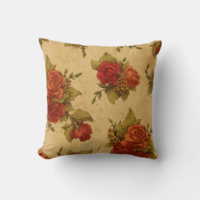 Rose Throw Pillow (Front)