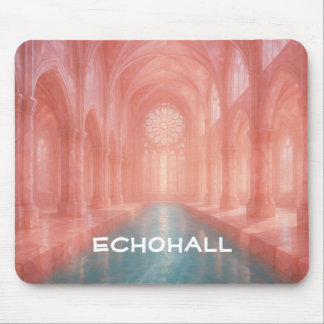 Rose-Tinted Cathedral Pool Mousepad