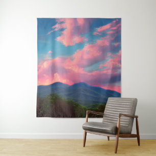 Rose-tinted clouds tapestry