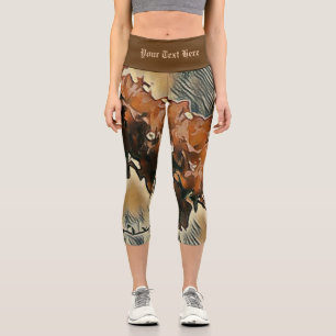 Rose Tree Art Leggings