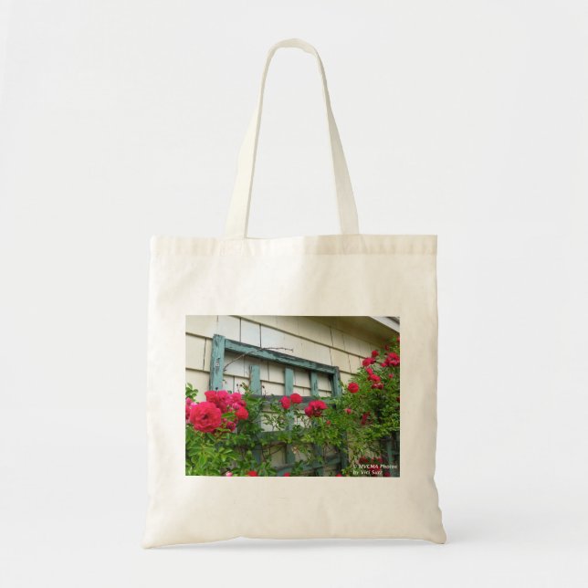 Rose Trellis - Martha's Vineyard Tote Bag (Front)
