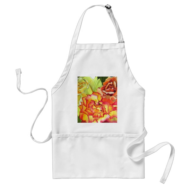 Rose Trio Standard Apron (Front)