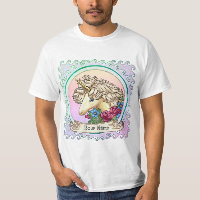 Rose Unicorn  T-Shirt (Front)