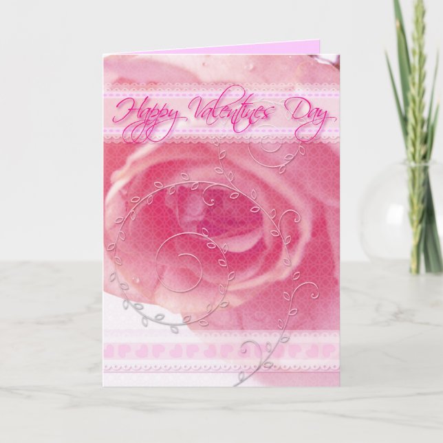 Rose Valentine's Day Card (Front)