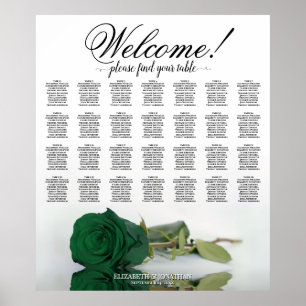 Rose vert Emerald 28 Tableau Mariage
