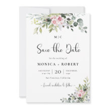 Rose vert Enregistrer Les Cartes De Dates