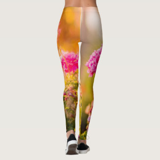 Rose vert vert rouge rouge Leggings style de vie