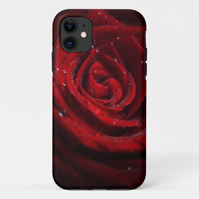 Rose Vines Heart Pattern Flower Peace Love Destiny Case-Mate iPhone Case (Back)
