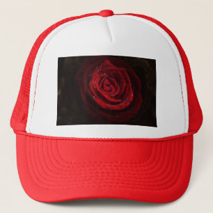 Rose Vines Heart Pattern Flower Peace Love Destiny Trucker Hat