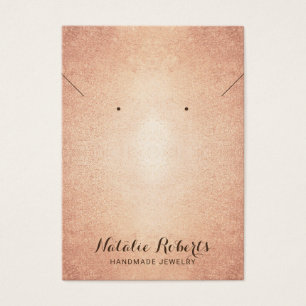 Rose vintage Bijoux en or Elevage collier Affichag