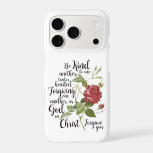 Rose vintage illustrée avec un verset de la bible