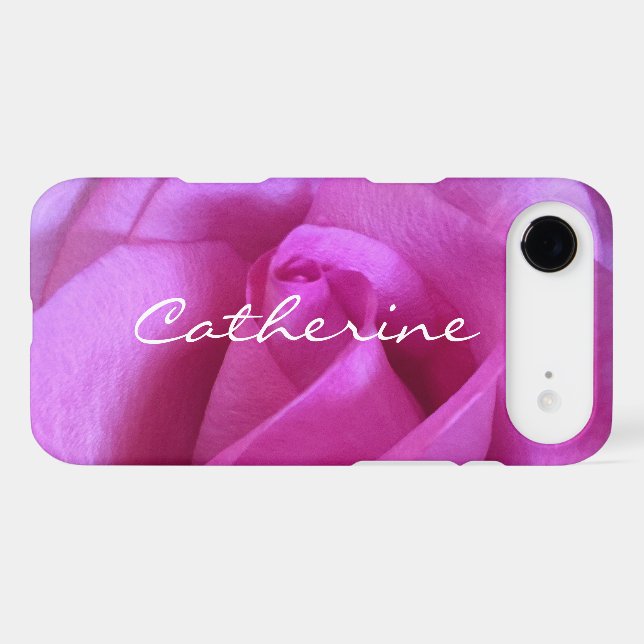 Rose violet Rose Photo Nom personnalisé Script Mod (Verso (Horizontal))