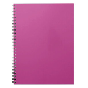 Rose Violet Solid Colour Print, Dark Magenta Pink Notebook