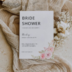 Rose Wedding Bridal Shower Invitation