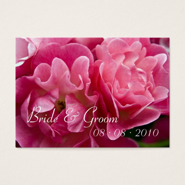 Rose :: Wedding Favour Tag (Front)