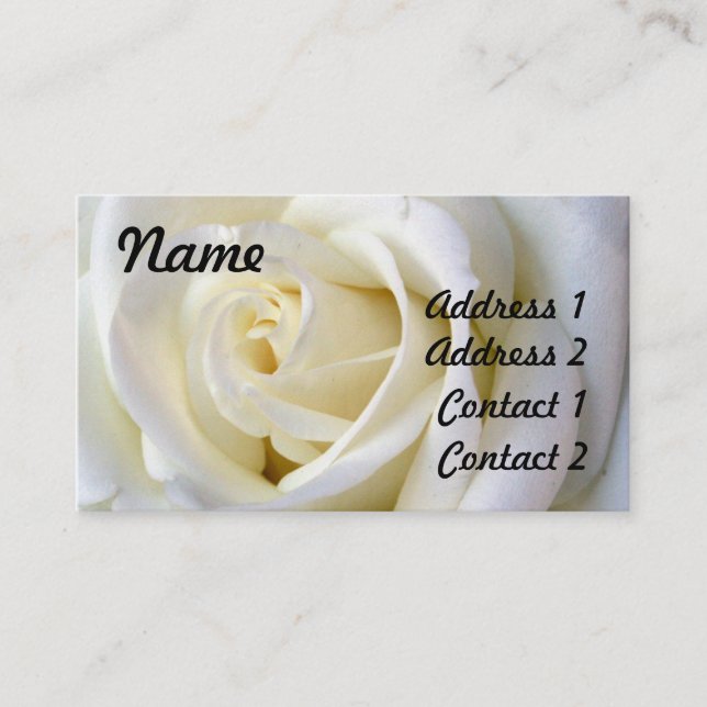 Rose White, Profile Card (Front)