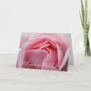 Rose :: Will you be my Maid of Honour Card