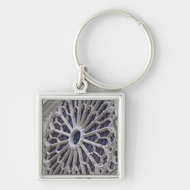 Rose window from the west facade, c.1270 keychain (Front)