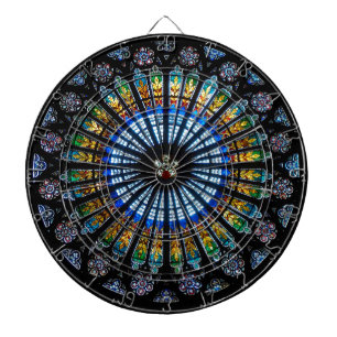 rose window strasbourg cathedral dartboard