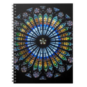 rose window strasbourg cathedral notebook
