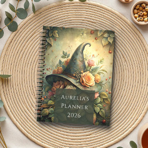Rose Witch Hat – Cottagecore Witch Planner