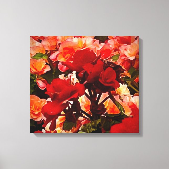ROSE WORLD  CANVAS PRINT (Front)