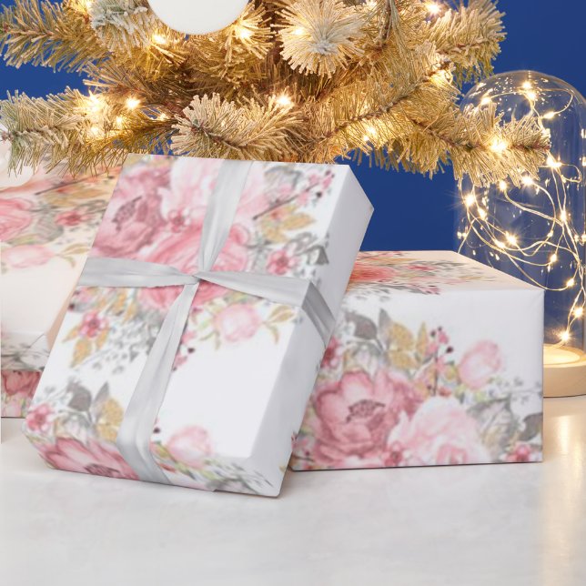 Rose Wrapping Paper (Holidays)