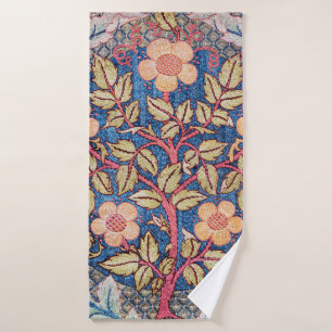 Rose Wreath, William Morris Bath Towel