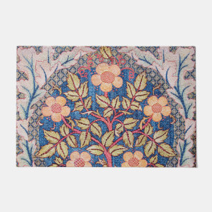 Rose Wreath, William Morris Doormat