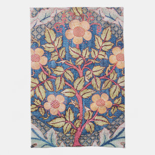 Rose Wreath, William Morris Kitchen Towel