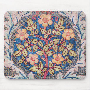 Rose Wreath, William Morris Mouse Pad