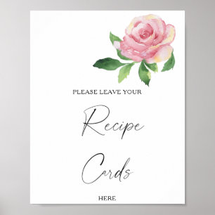 Rose - Your recipe card here Poster