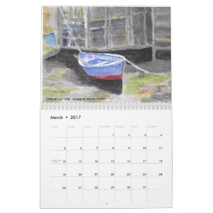 Roseann Meserve Maine Watercolor Calendar