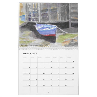 Roseann Meserve Maine Watercolor Calendar