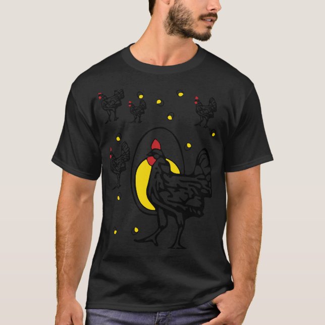 Roseanne Chicken   T-Shirt (Front)