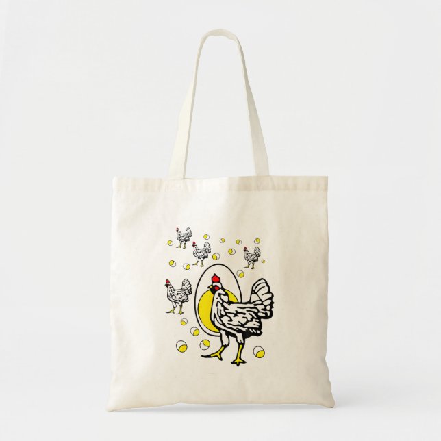 Roseanne Chicken Tote Bag (Front)