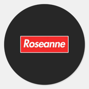 Roseanne Name Classic Round Sticker