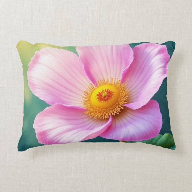 Roseate Blush Accent Pillow (Front)