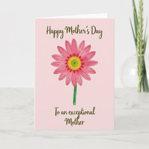 Roseate Floral Mothers Day Card