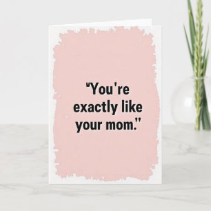 Roseate Mothers Day Message Card