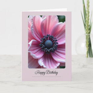 Roseate Petal Birthday Card