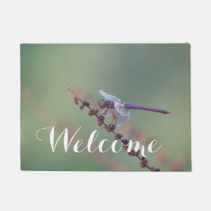 Roseate skimmer dragonfly doormat