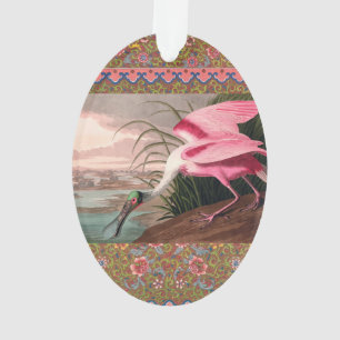 Roseate Spoonbill Audubon Bird Wildlife Ornament