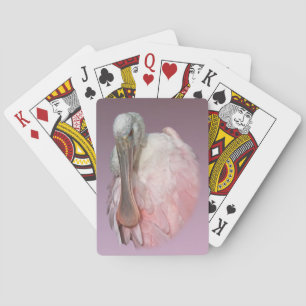 Roseate Spoonbill Bird Playing Cards