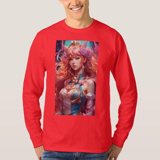 Rosebud Bloom Sketch T-Shirt Designs. (Front)