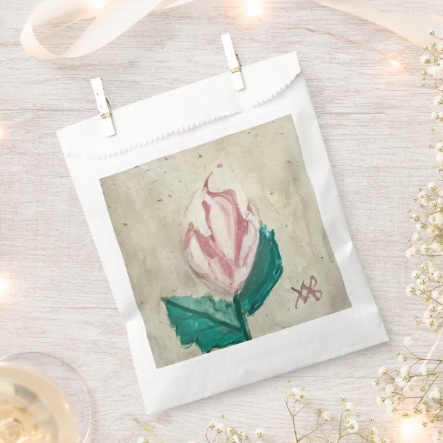 Rosebud Favour Bag (Clipped)