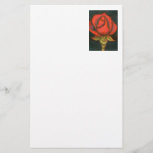 "Rosebud" Floral Stationery