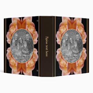 Rosebud Flower Tinted Add Your Own Photo Binder
